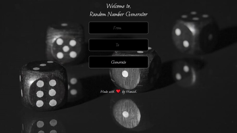 Random Number Generator – screenshot 1