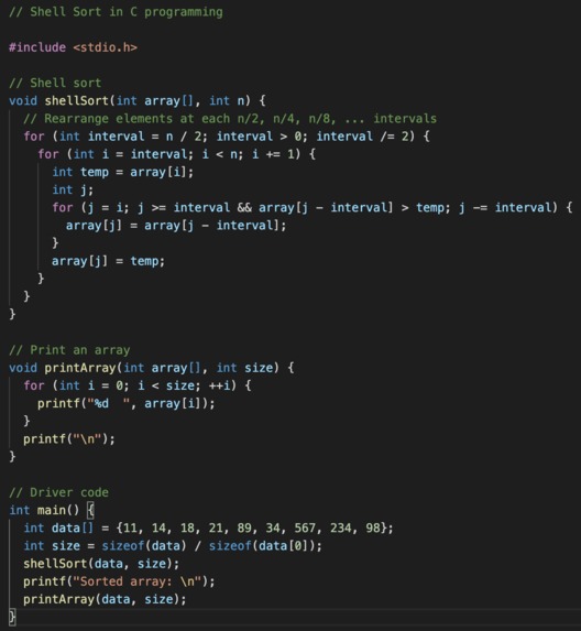 Script to sort a list of number – screenshot 1