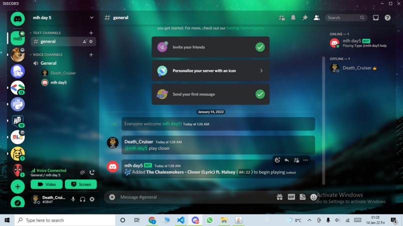 discord bot – screenshot 1