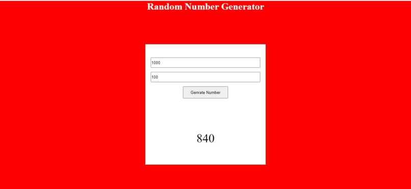 Random Number Generator – screenshot 1
