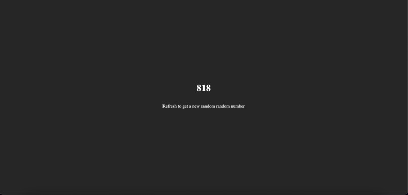 GenerateARandomNumber – screenshot 1