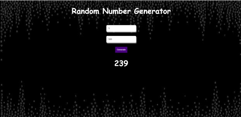Random Number Generator – screenshot 1