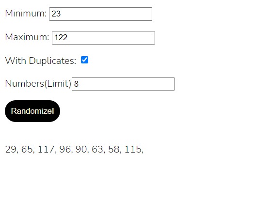 Randomizer – screenshot 2