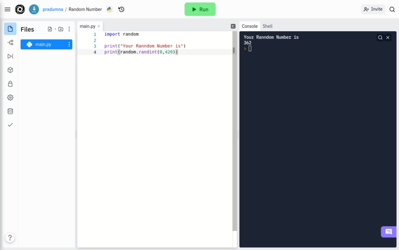 Random Number – screenshot 1