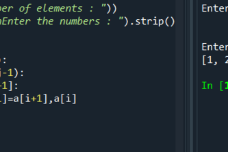 Write a script to sort a list
