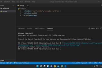 Script to Sort a List