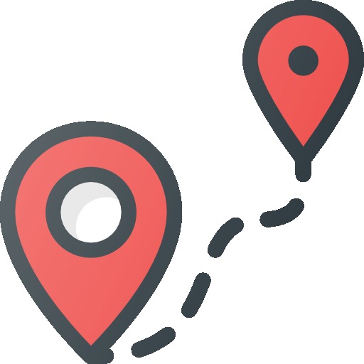 Distance finder between two places – screenshot 1