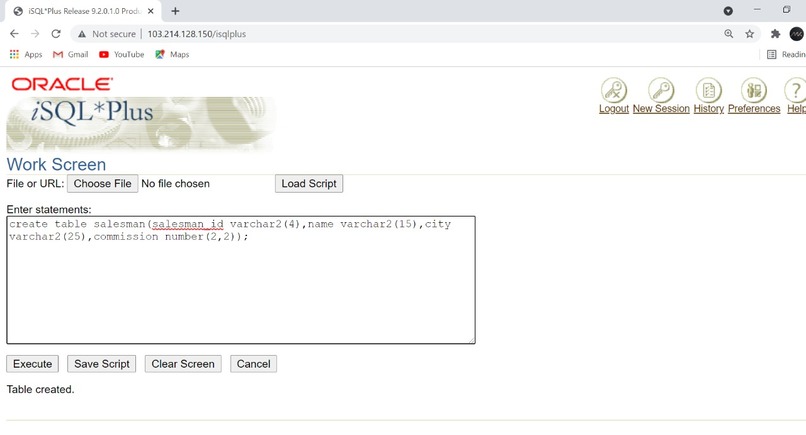 USE OF DATABASE – screenshot 2