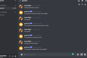 My Discord Goal Tracking Bot