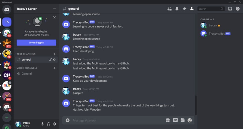 Build a Discord Bot – screenshot 1