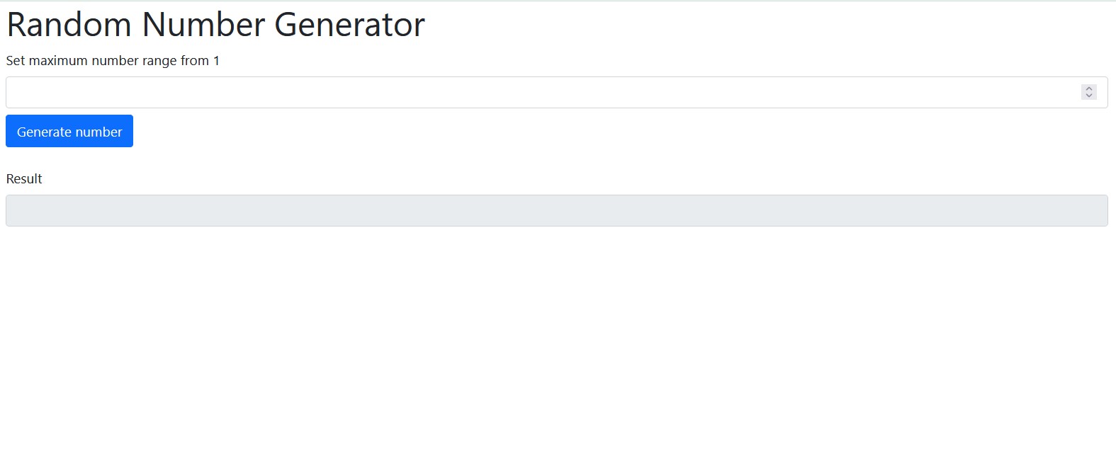 Random Number Generator | Devpost