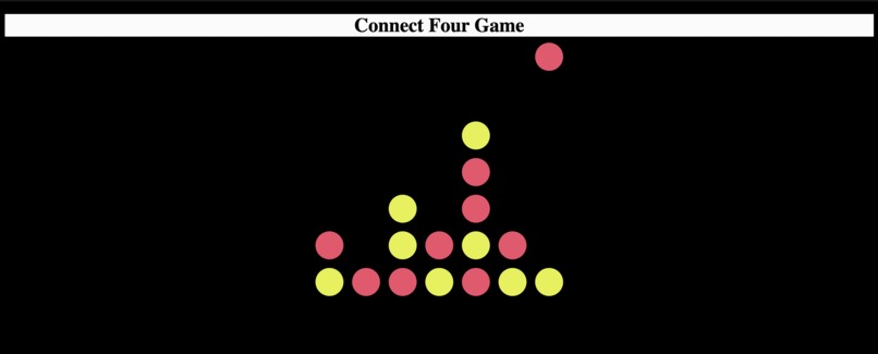 Build a connect four game – screenshot 1