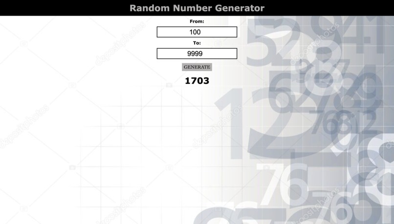 Create a Random Number Generator – screenshot 1