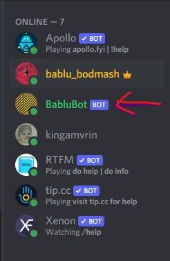 BabluBOT – screenshot 1