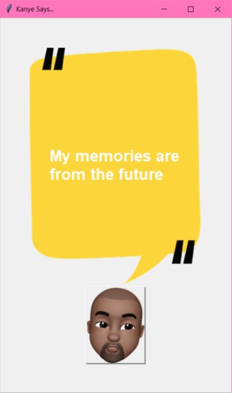 Kanye Quotes App – screenshot 1