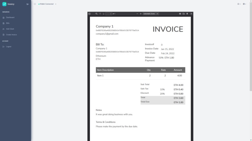 Invoicy – screenshot 7