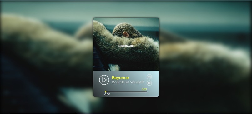 Music player – screenshot 2