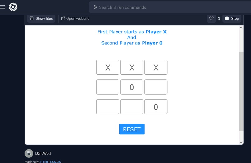 TIC TAC TOE – screenshot 1