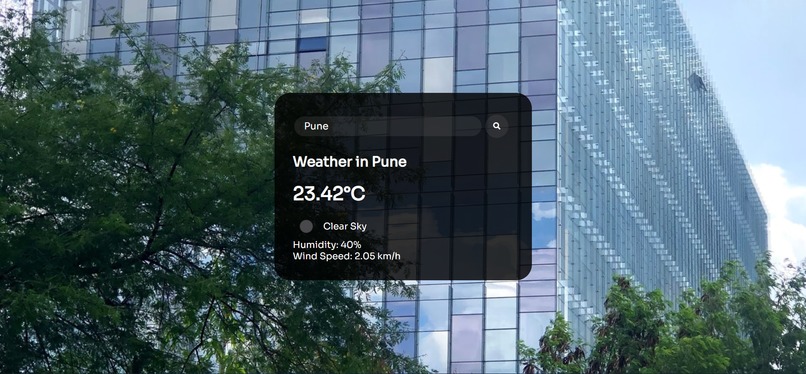 Weather App – screenshot 1