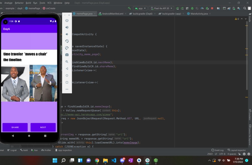 Build with an API – screenshot 1