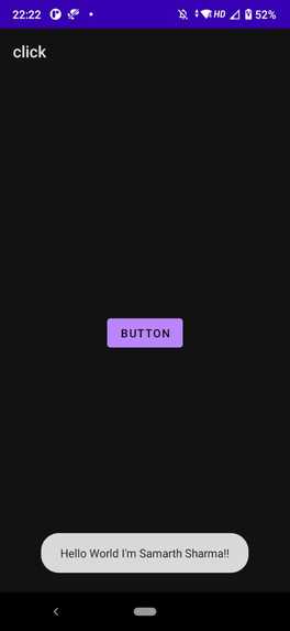 Project to send message – screenshot 1