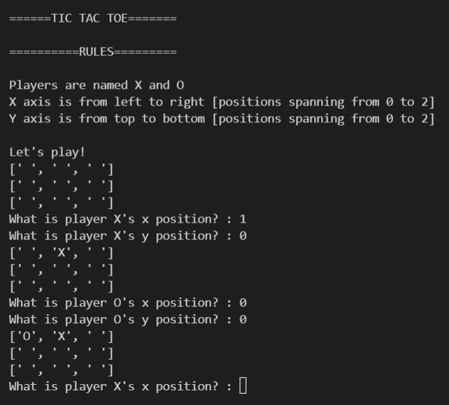 Tic Tac Toe | Devpost