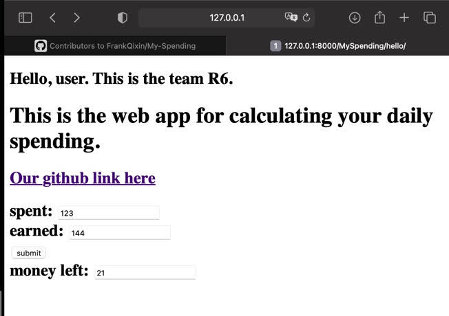 My Spending – screenshot 1