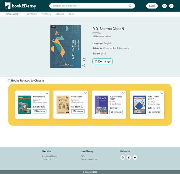 bookEDeasy  (Books to your fease , Education at your ease) – screenshot 2