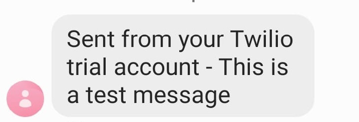 SMS Sending Application – screenshot 1