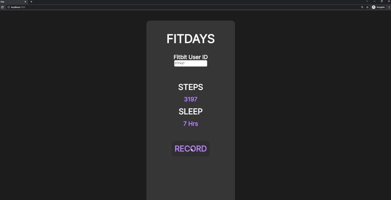 FitDays – screenshot 1