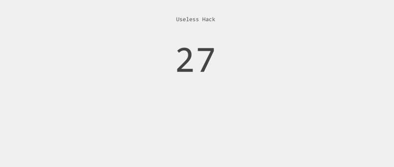 Useless Hack – screenshot 1