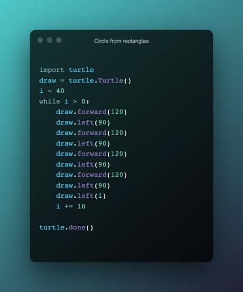 Circles form Rectangles – screenshot 2