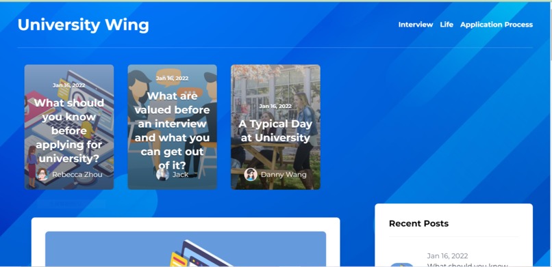 University Wing – screenshot 1