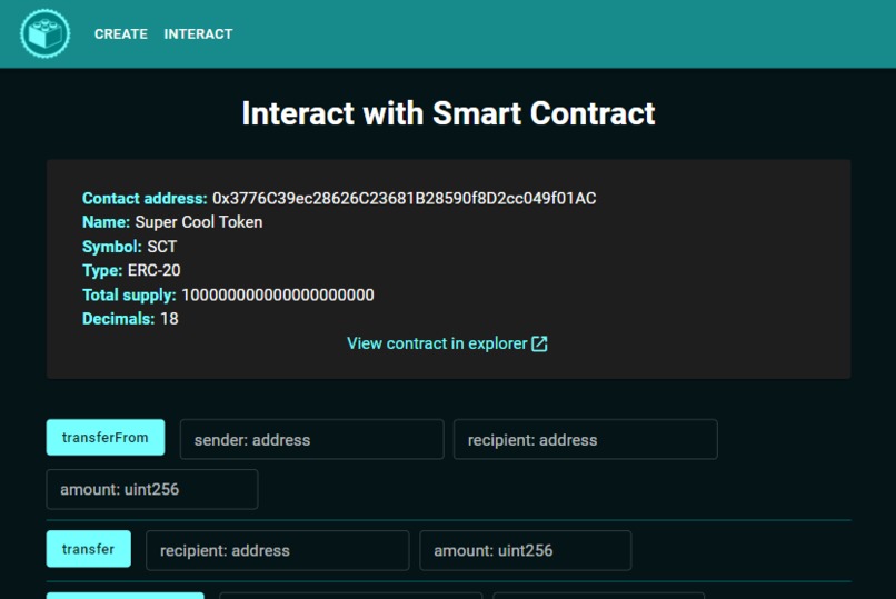 Aurora Token Factory – screenshot 4