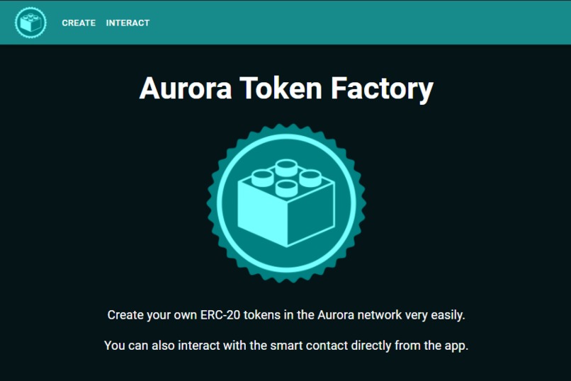 Aurora Token Factory – screenshot 1