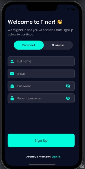 Findr – screenshot 2