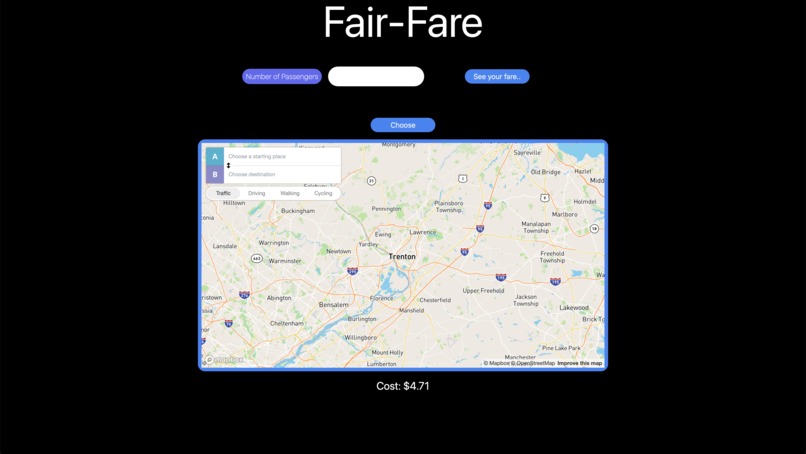 FairFare – screenshot 1