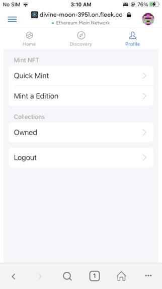 NFTly – screenshot 2