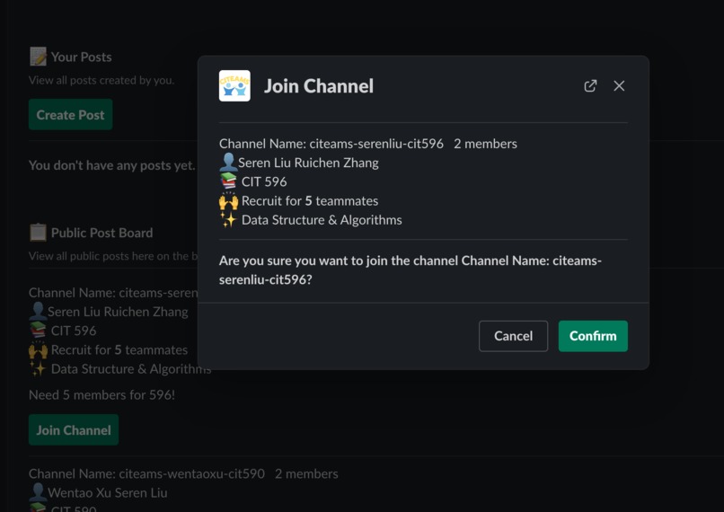CITeams – screenshot 3