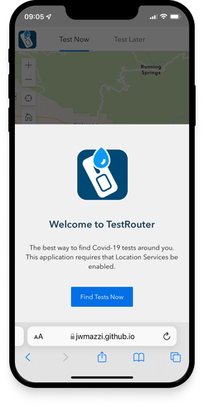 TestRouter – screenshot 4