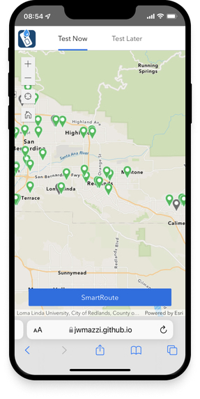 TestRouter – screenshot 5