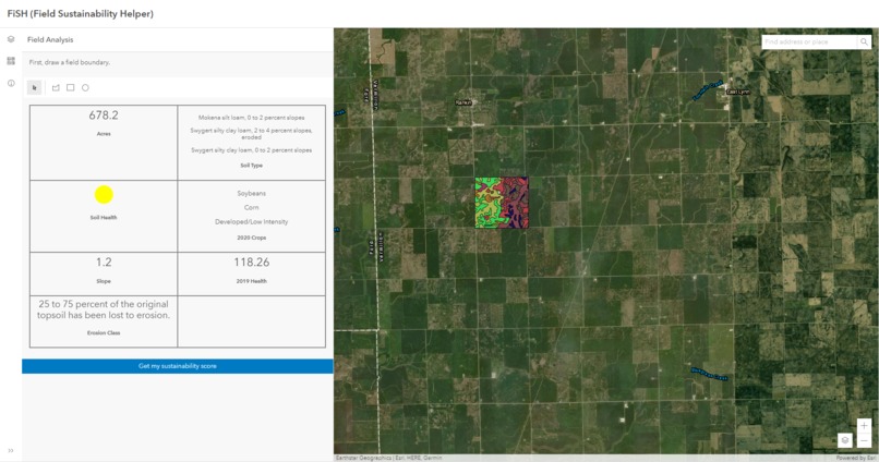 Field Sustainability Helper (FiSH) – screenshot 1
