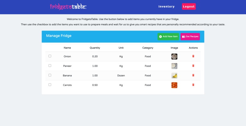 Fridge to Table – screenshot 3