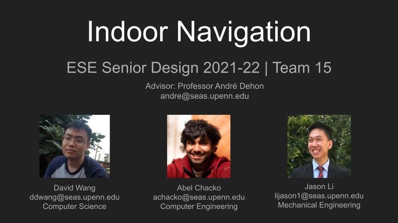 Team 15: PennNav – screenshot 1