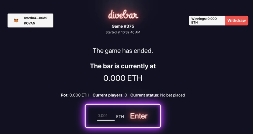 The Divebar – screenshot 1