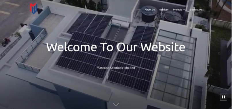 Company Website (Manatise Solution Sdn Bhd) – screenshot 1