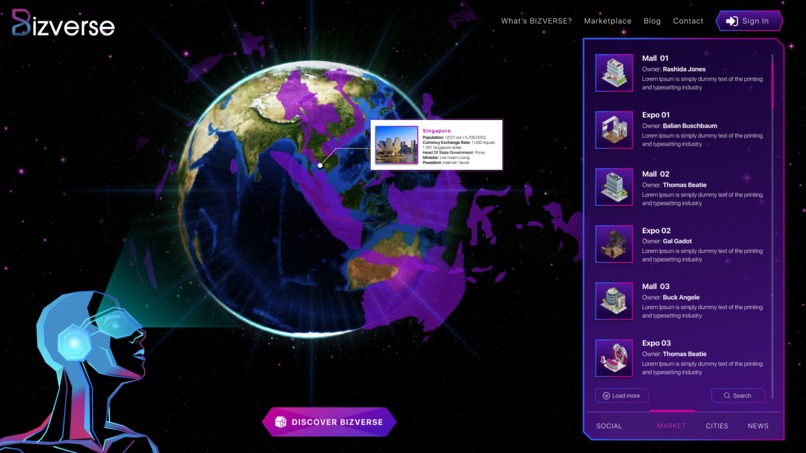 BIZVERSE – screenshot 2