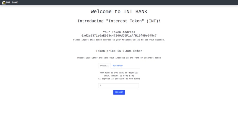 INT – screenshot 1