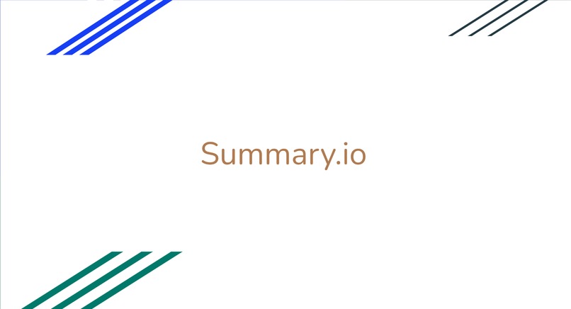 Summary.io – screenshot 1