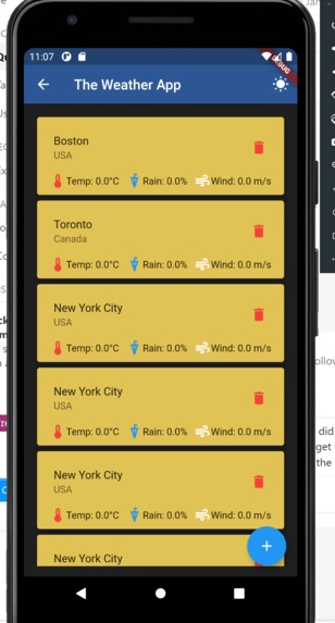 The Weather App – screenshot 3